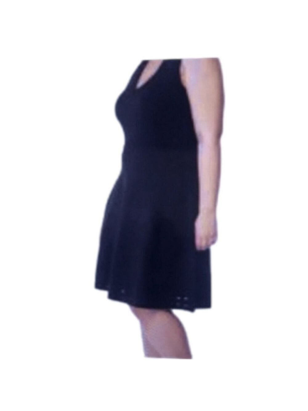 Plus Sz Black Sleeveless Dress Size 1X